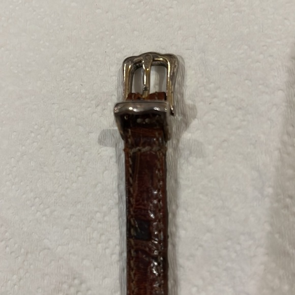Brighton Brown Silvertone Leather Bracelet - Picture 3 of 5